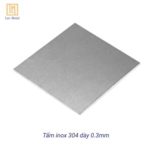 Trang chủ Tấm inox 304 dày 0.3mm có độ dày 0.3 ly mỏng nhẹ, dễ gia công